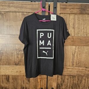 NWT Puma Black XL Shirt Sports Athleisure